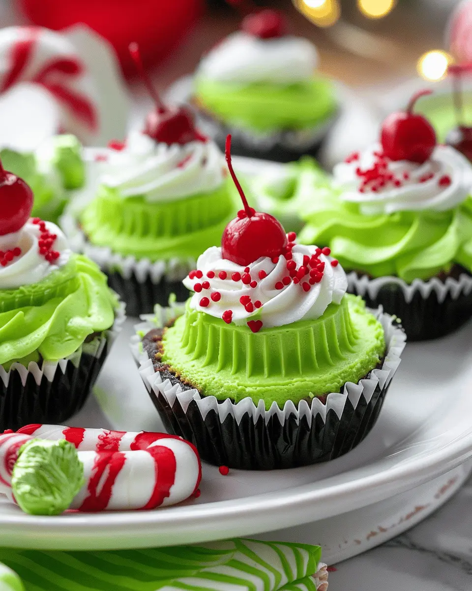 Grinch Mini Cheesecakes: Easy and Festive Holiday Treats