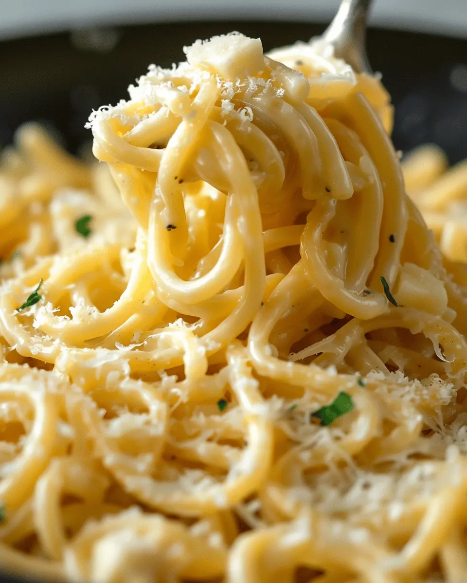 One-Pan Butter Parmesan Pasta with Savory Turkey Bacon Delight