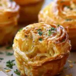 Cheesy Garlic Cruffin