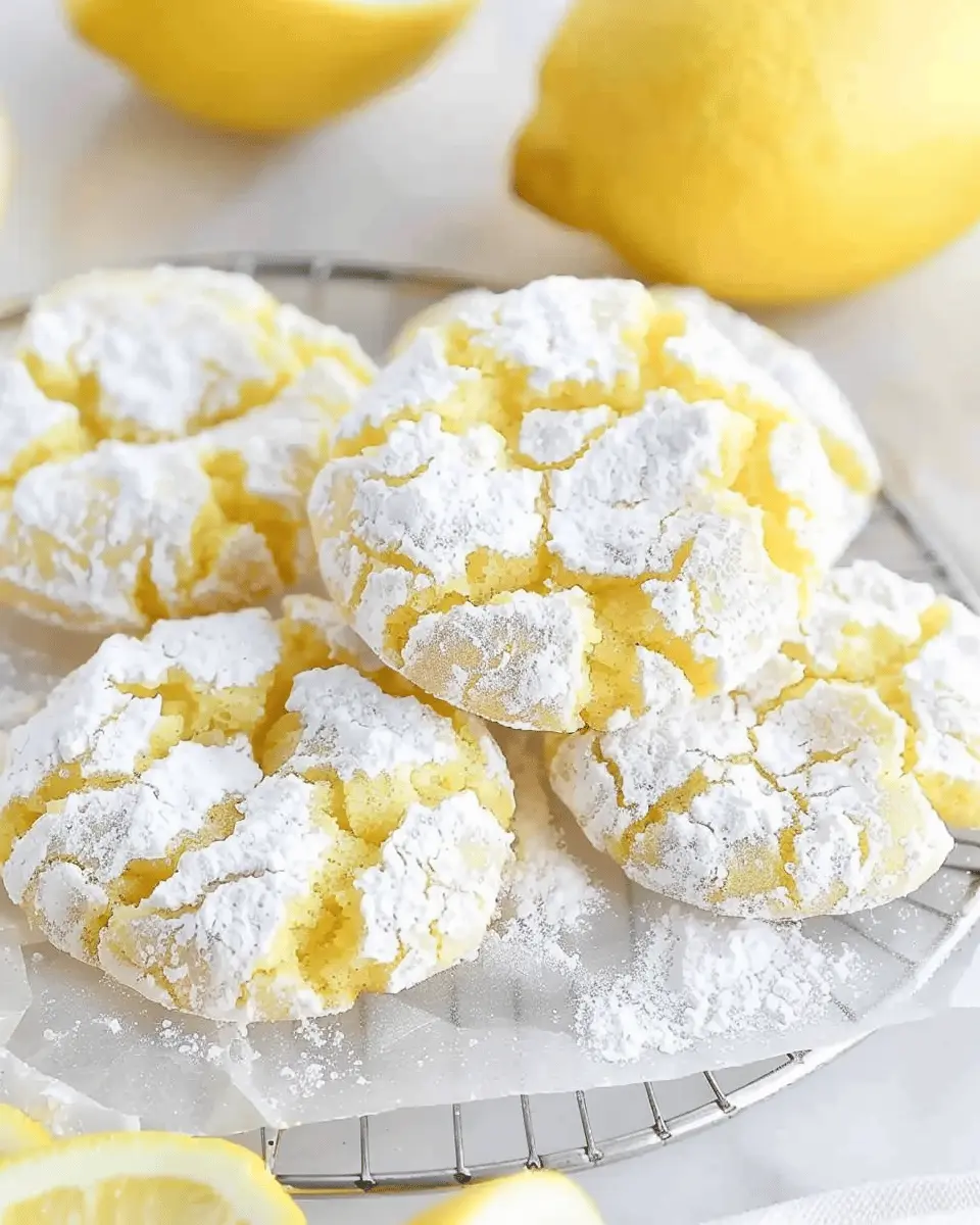 Lemon Crinkle Cookies: The Best Easy Treat for Every Occasion