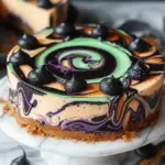 Witches’ Brew Swirl Cheesecake