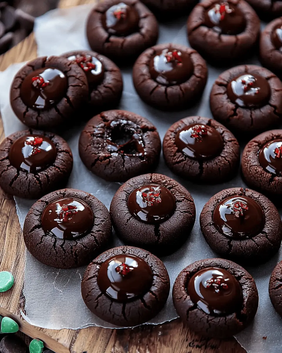 Chocolate Thumbprint Cookies: The Best Indulgent Treat for Any Occasion