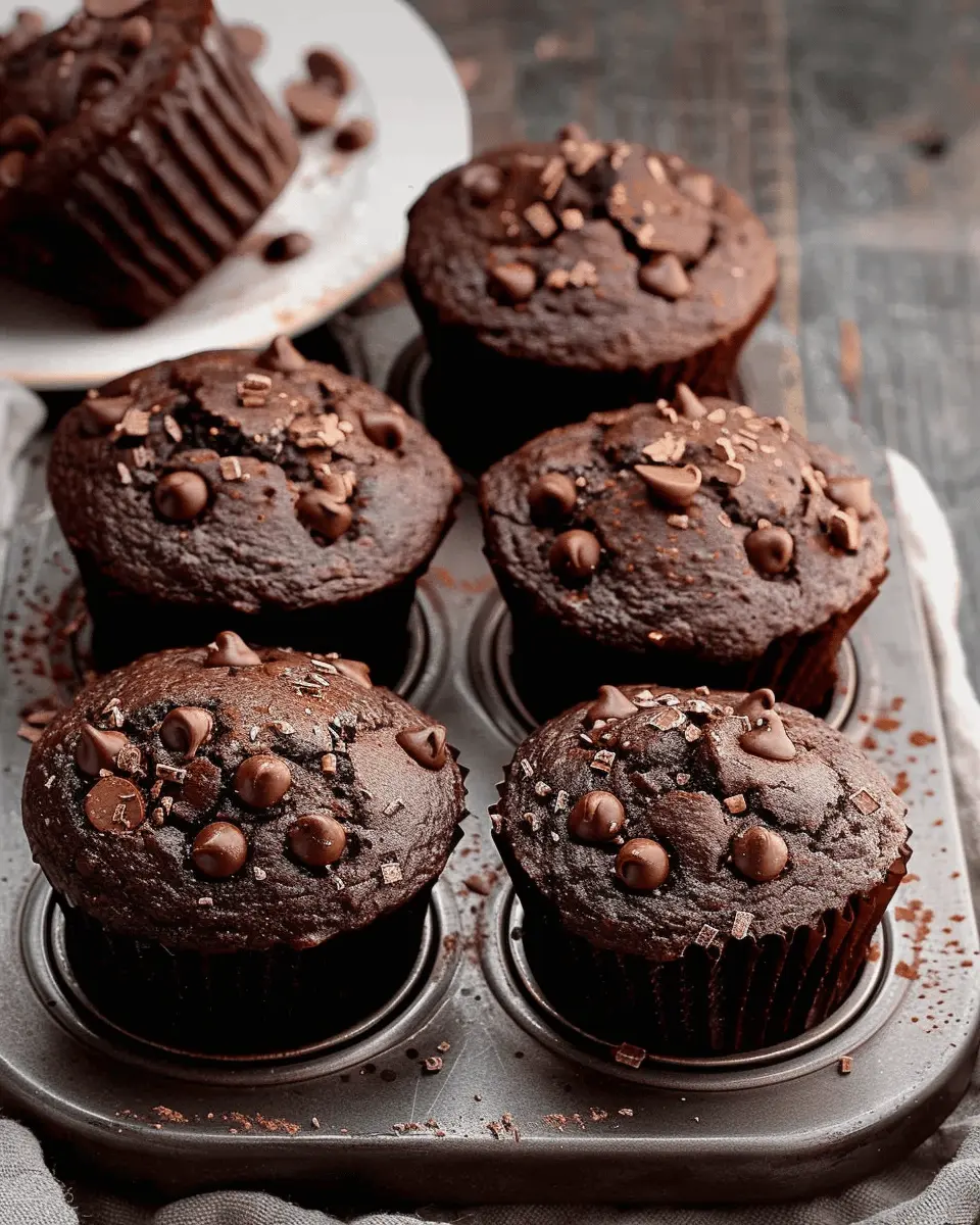 Double Chocolate Muffins: Easy Indulgence for Chocolate Lovers