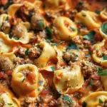 rockpot Cheese Tortellini and Sausage