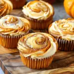 Swirled Pumpkin Cream Cheese Muffins