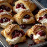 Cranberry Cream Cheese Crescent Bites