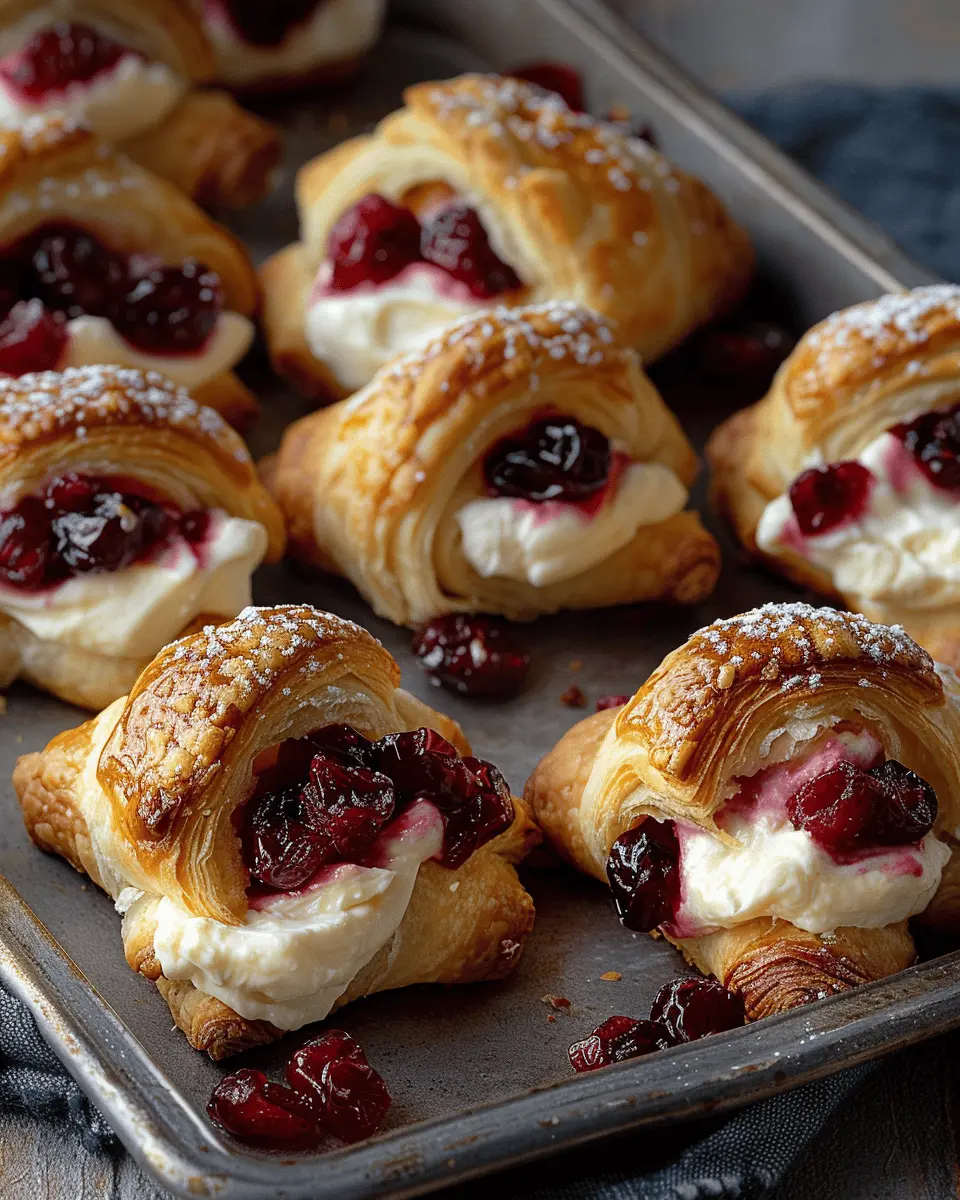 Cranberry Cream Cheese Crescent Bites: Easy &amp; Irresistible Appetizer