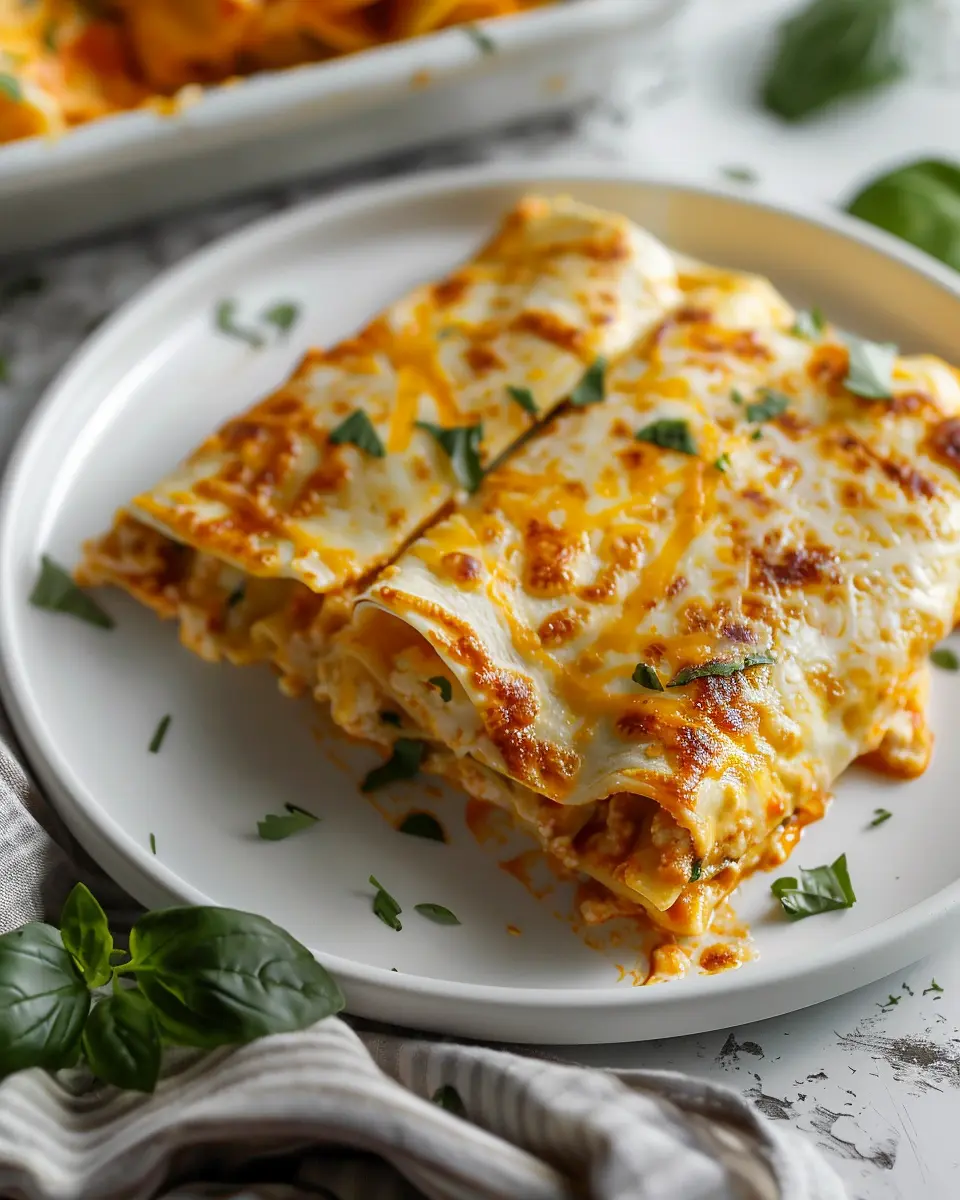 Garlic Butter Lasagna Enchiladas: Indulgent Twist on Comfort Food