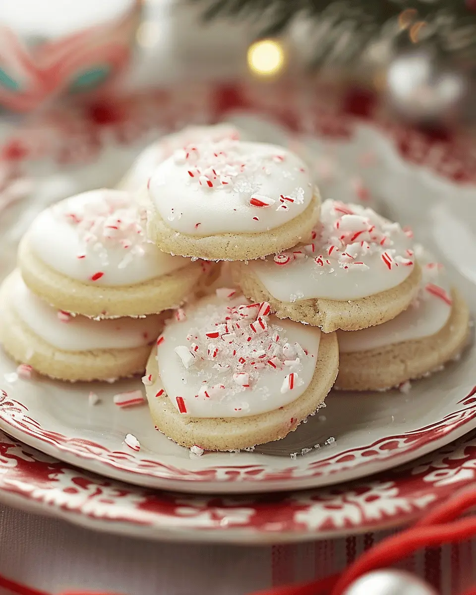 Soft Peppermint Cookies: Easy Meltaway Recipe for Festive Fun
