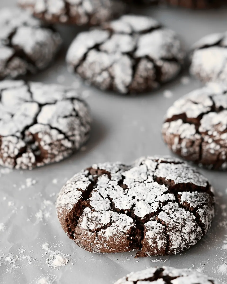 Chocolate Crinkle Cookies: The Easy Indulgence You’ll Love
