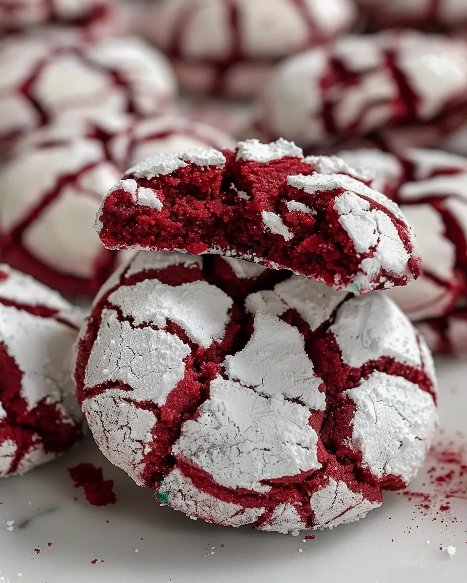 Red Velvet Crinkle Cookies: Indulgent Treats for Every Occasion