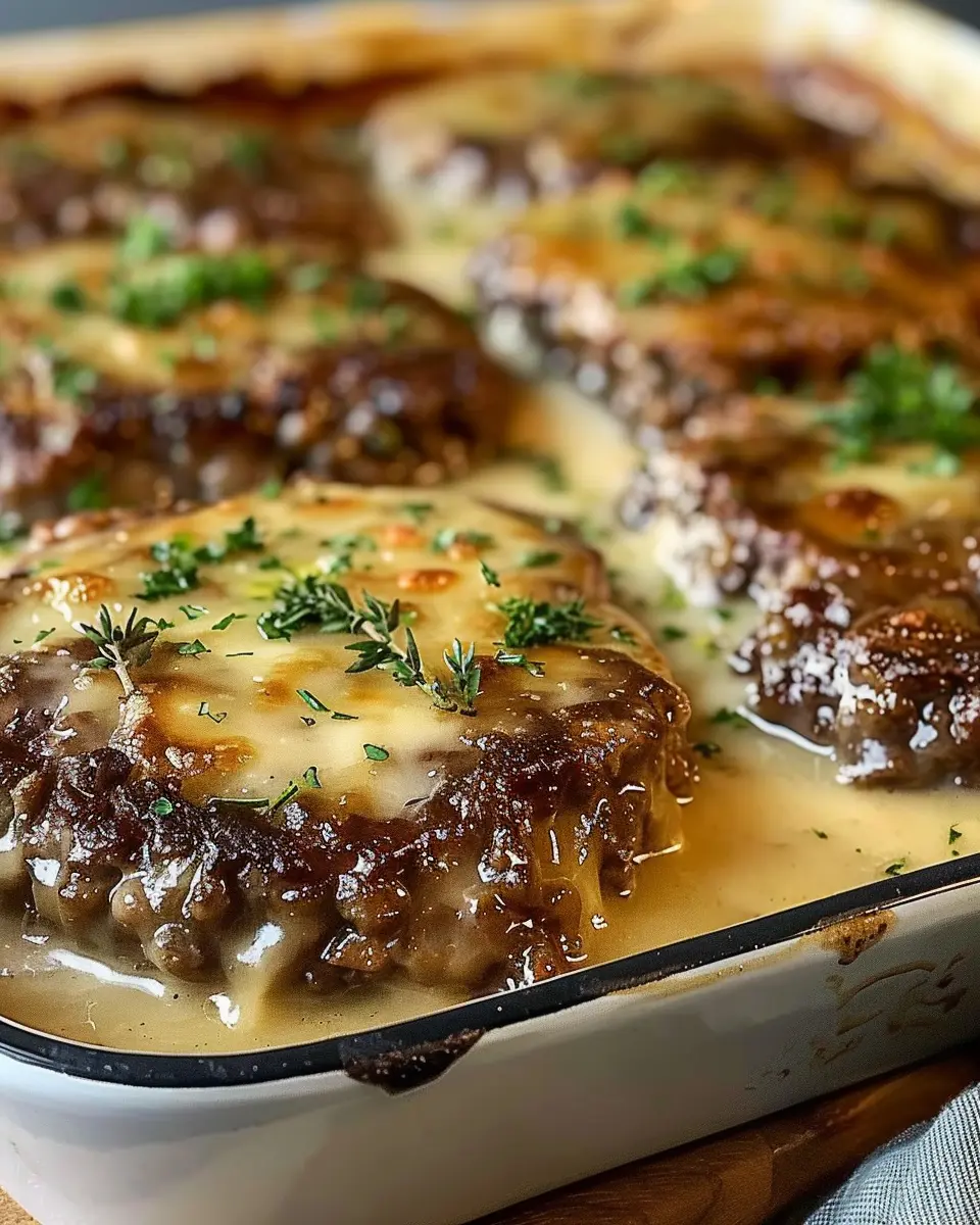 Amish Hamburger Steak Bake: A Juicy Twist with Turkey Bacon
