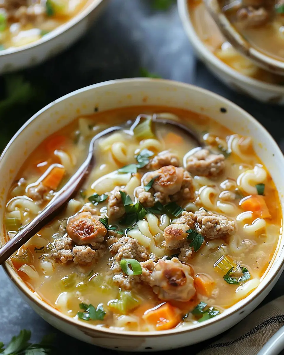 Egg Roll Soup: Easy Comfort Food with Turkey Bacon & Chicken Ham