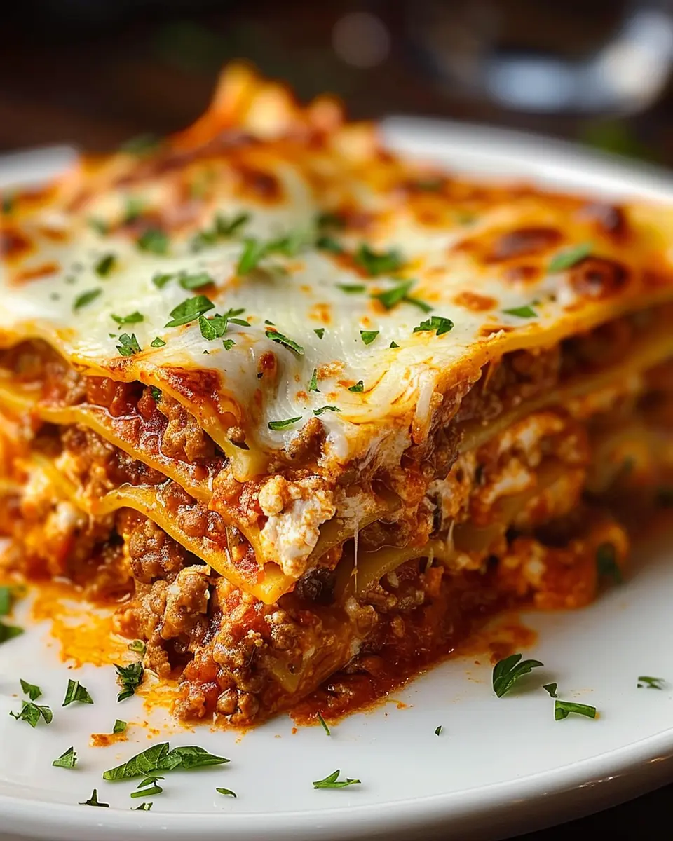 Lasagna for Two: Easy Beef and Turkey Bacon Delight for Dinner