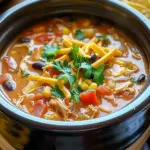 Crockpot Chicken Tortilla Soup