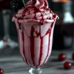 Vampire Bite Red Wine Milkshake