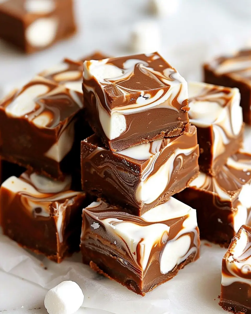 Marshmallow Swirl Fudge: Indulgent Delight for Any Occasion