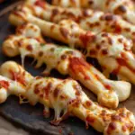 Cheesy Halloween Breadstick Bones