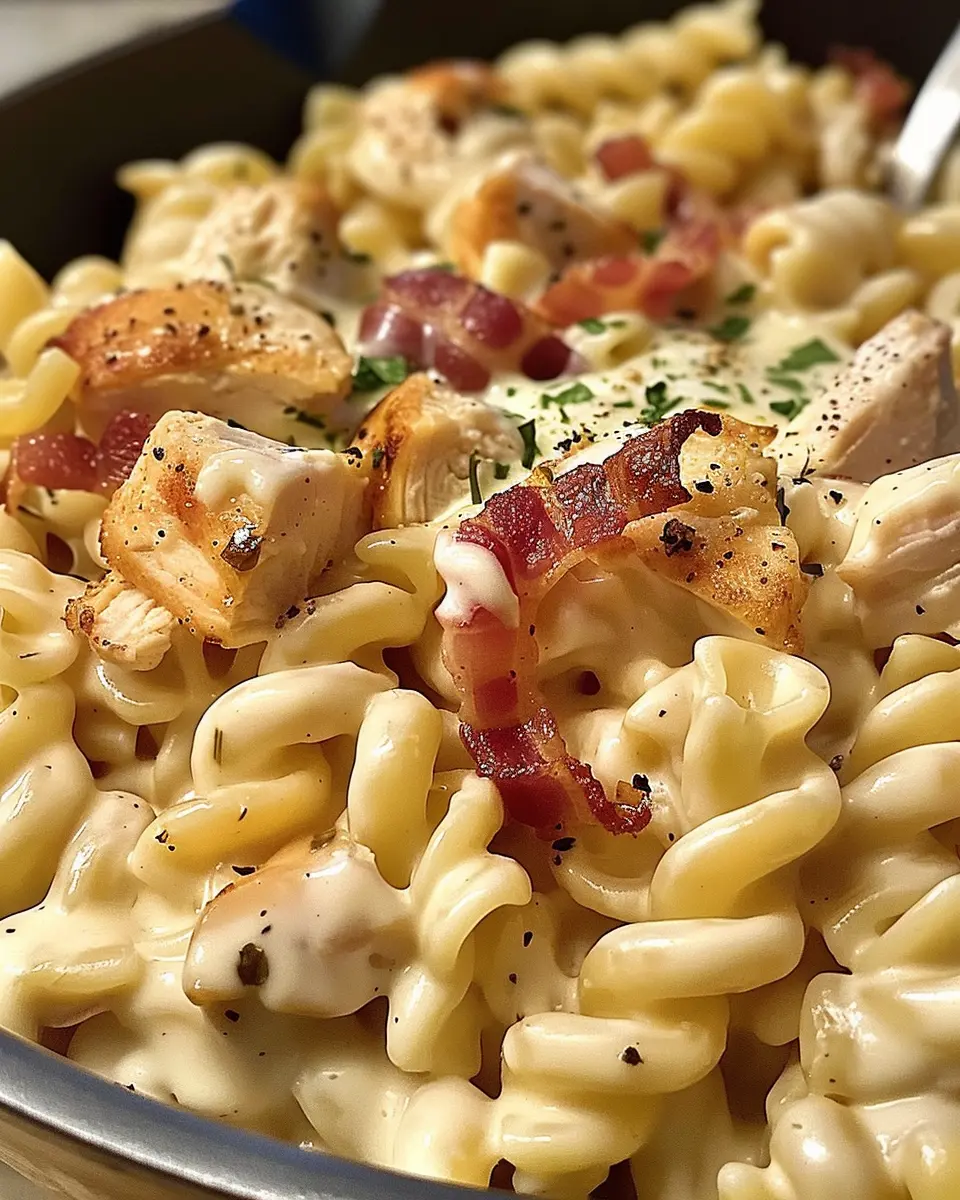 Chicken Bacon Ranch Pasta: A Juicy Twist with Turkey Bacon