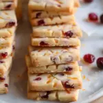 Orange Cranberry Shortbread Cookies