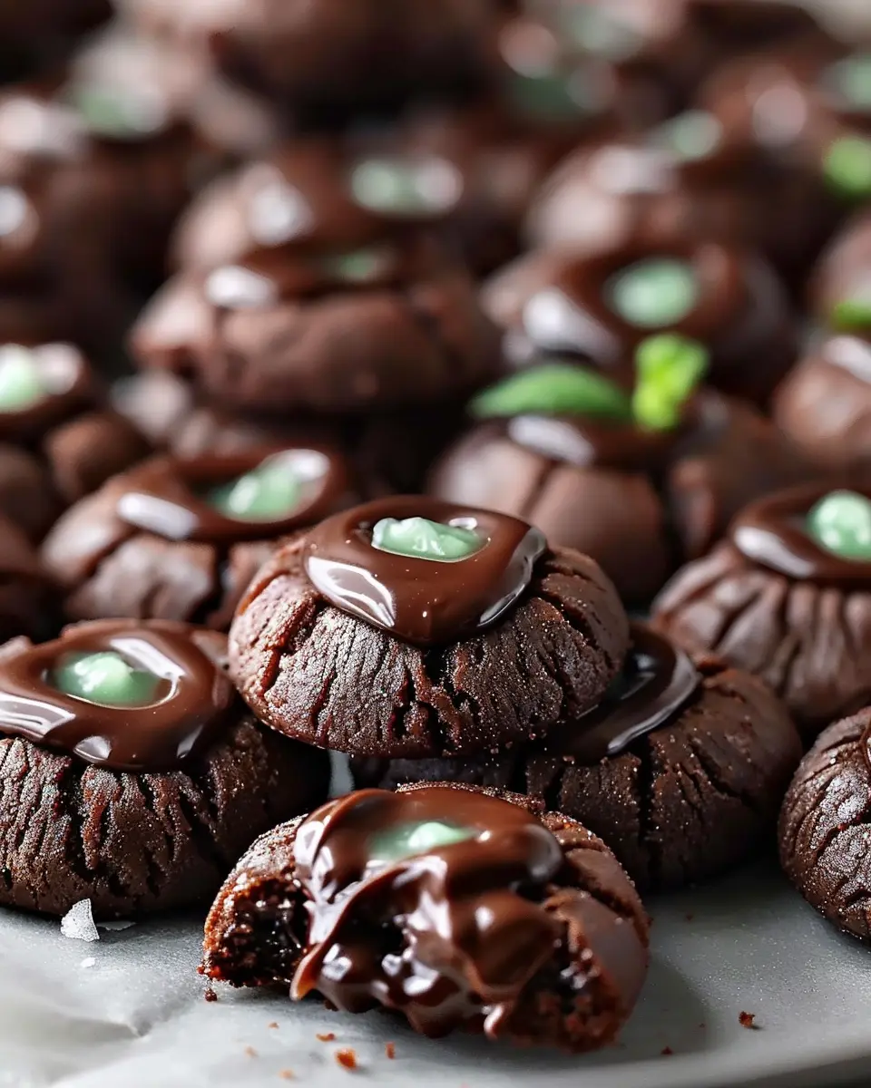 Chocolate Mint Thumbprint Cookies: The Best Indulgent Treats