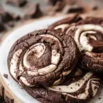 Chocolate Marshmallow Swirl Cookies