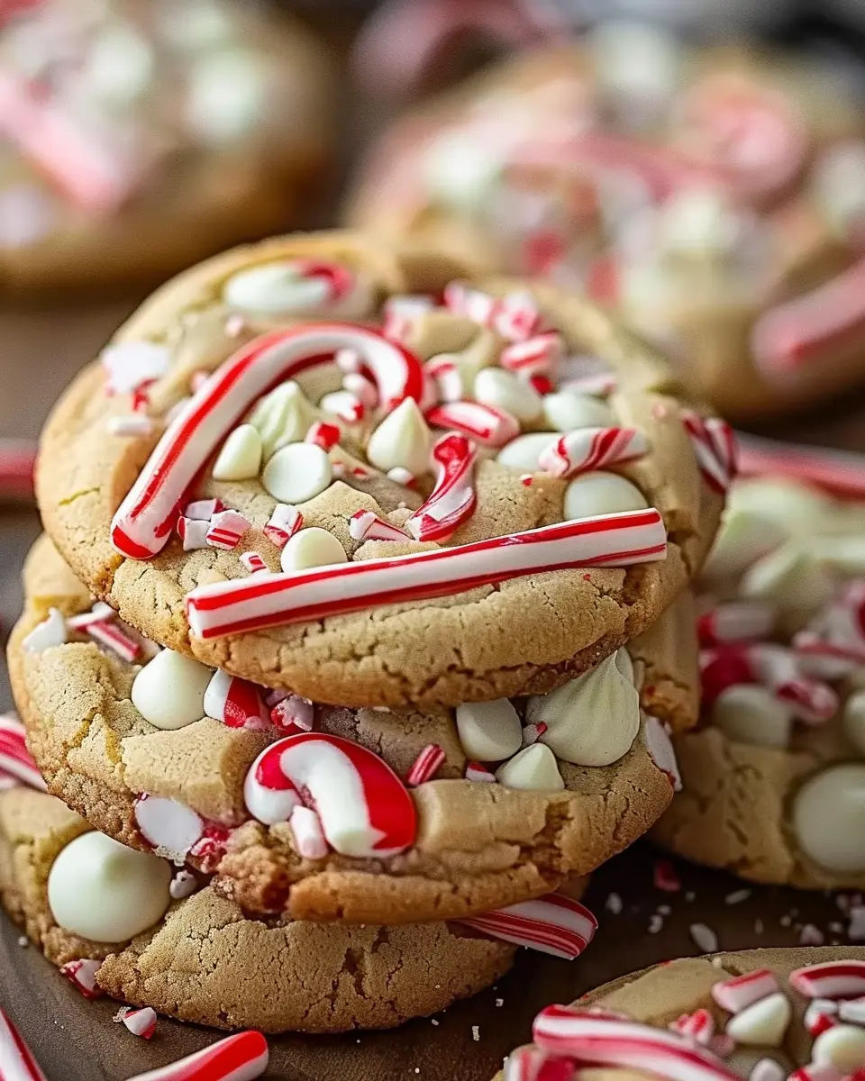 White Chocolate Candy Cane Cookies: Irresistibly Festive Treats