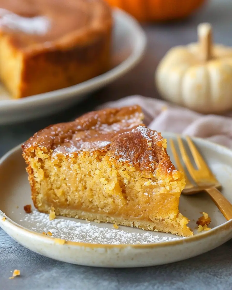 Pumpkin Gooey Butter Cake: The Best Comforting Fall Dessert