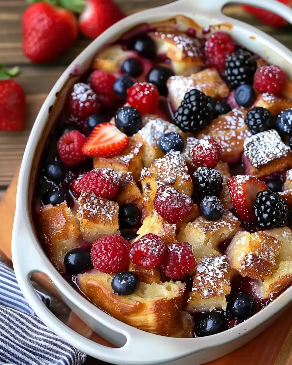 Berry French Toast Casserole: The Easy Breakfast Everyone Loves