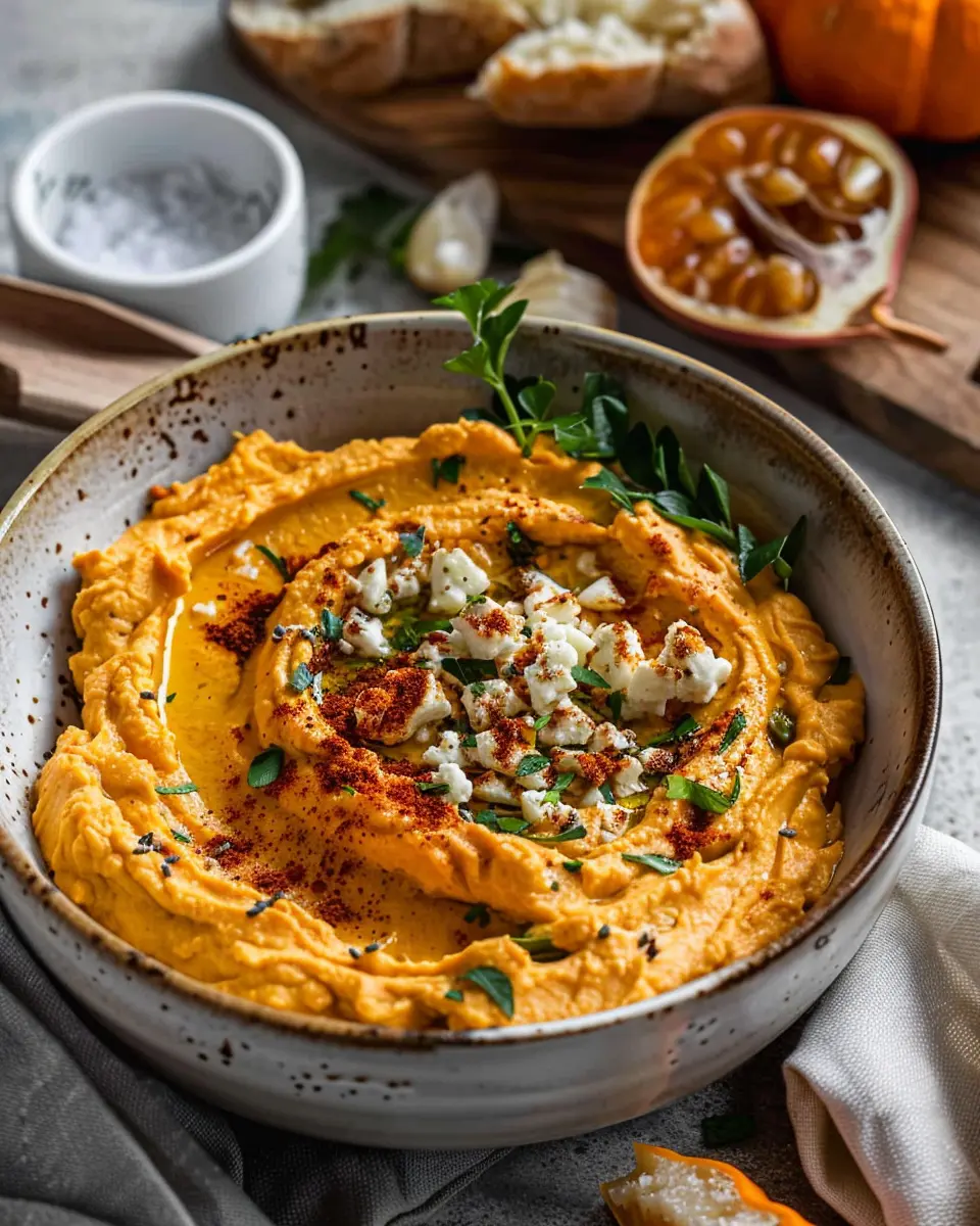 Pumpkin Whipped Feta Dip: A Creamy, Indulgent Fall Delight