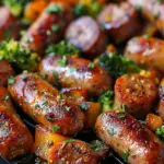 Honey Garlic Sheet Pan Sausage