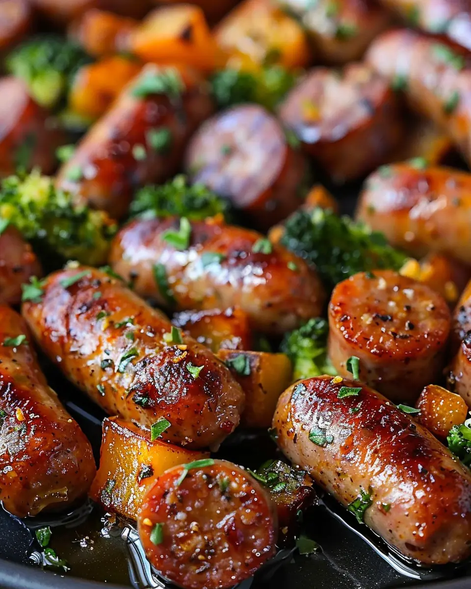 Honey Garlic Sheet Pan Sausage: Easy, Flavorful Dinner Delight