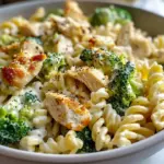 Creamy Rotisserie Chicken Broccoli Pasta