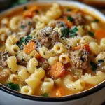Parmesan Italian Sausage Ditalini Soup