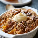Pumpkin Pecan Cobbler