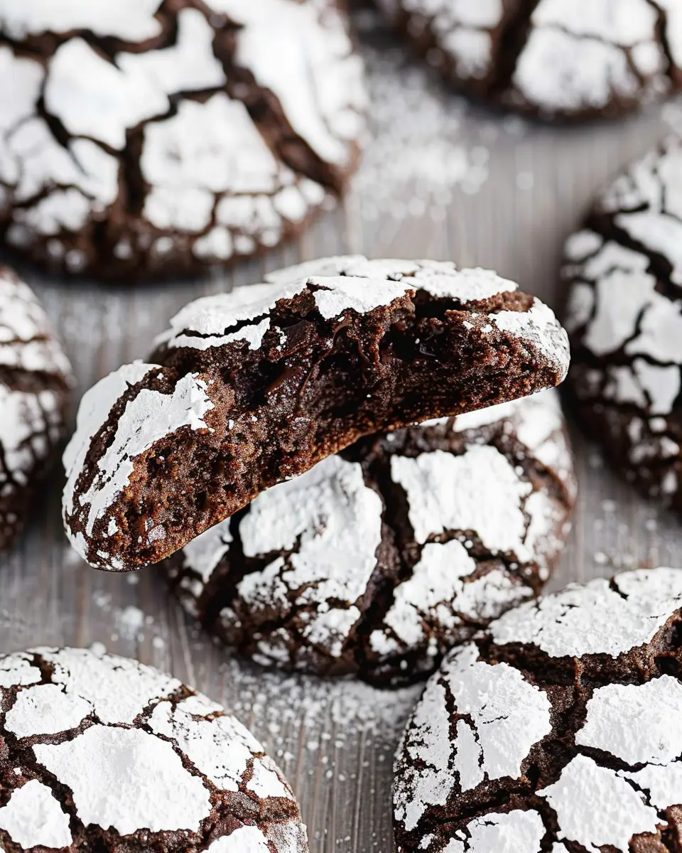 Vintage Chocolate Crinkle Cookies: The Best Homemade Treats