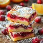 Cranberry Lemon Bars