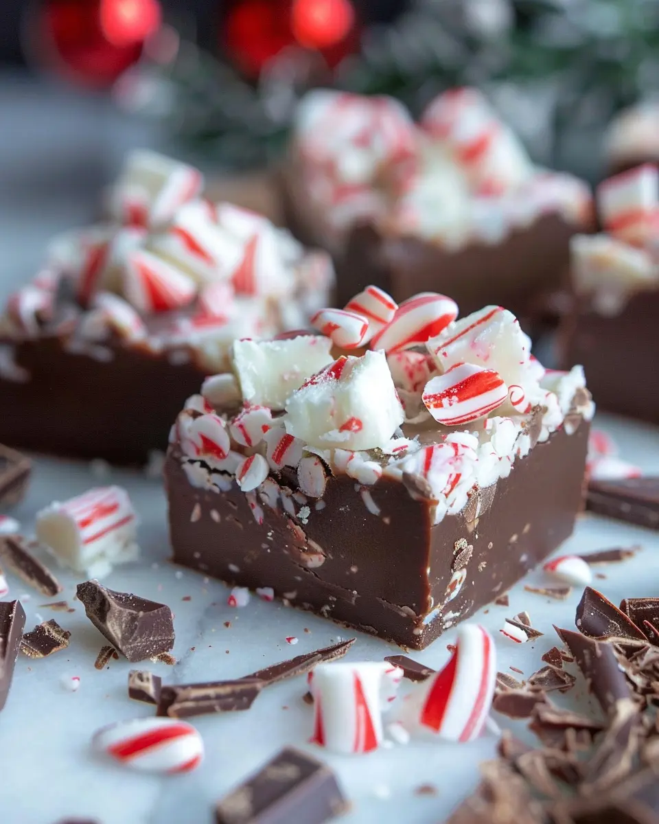 Hot Chocolate Peppermint Fudge: Indulgent Treat for Cozy Nights