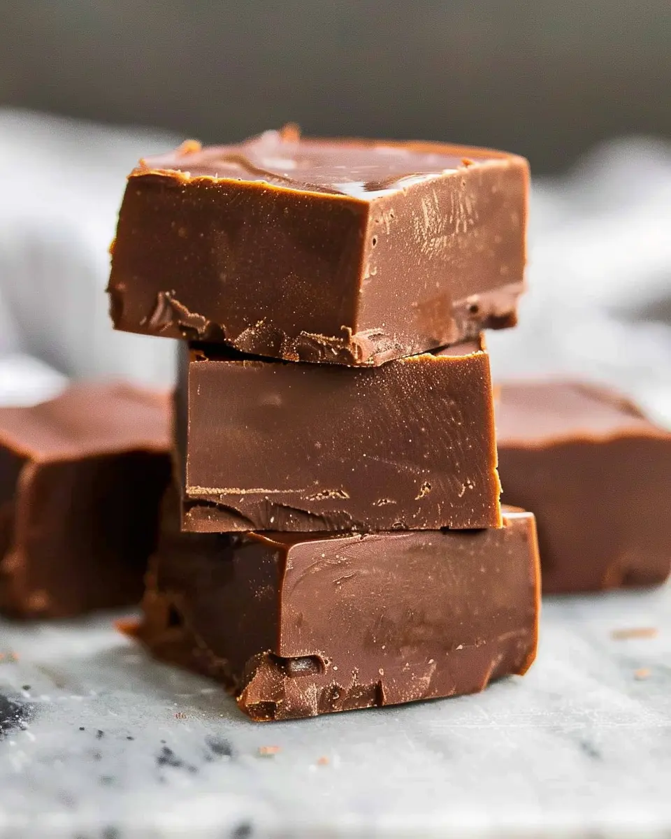 3 Ingredient Chocolate Fudge Recipe