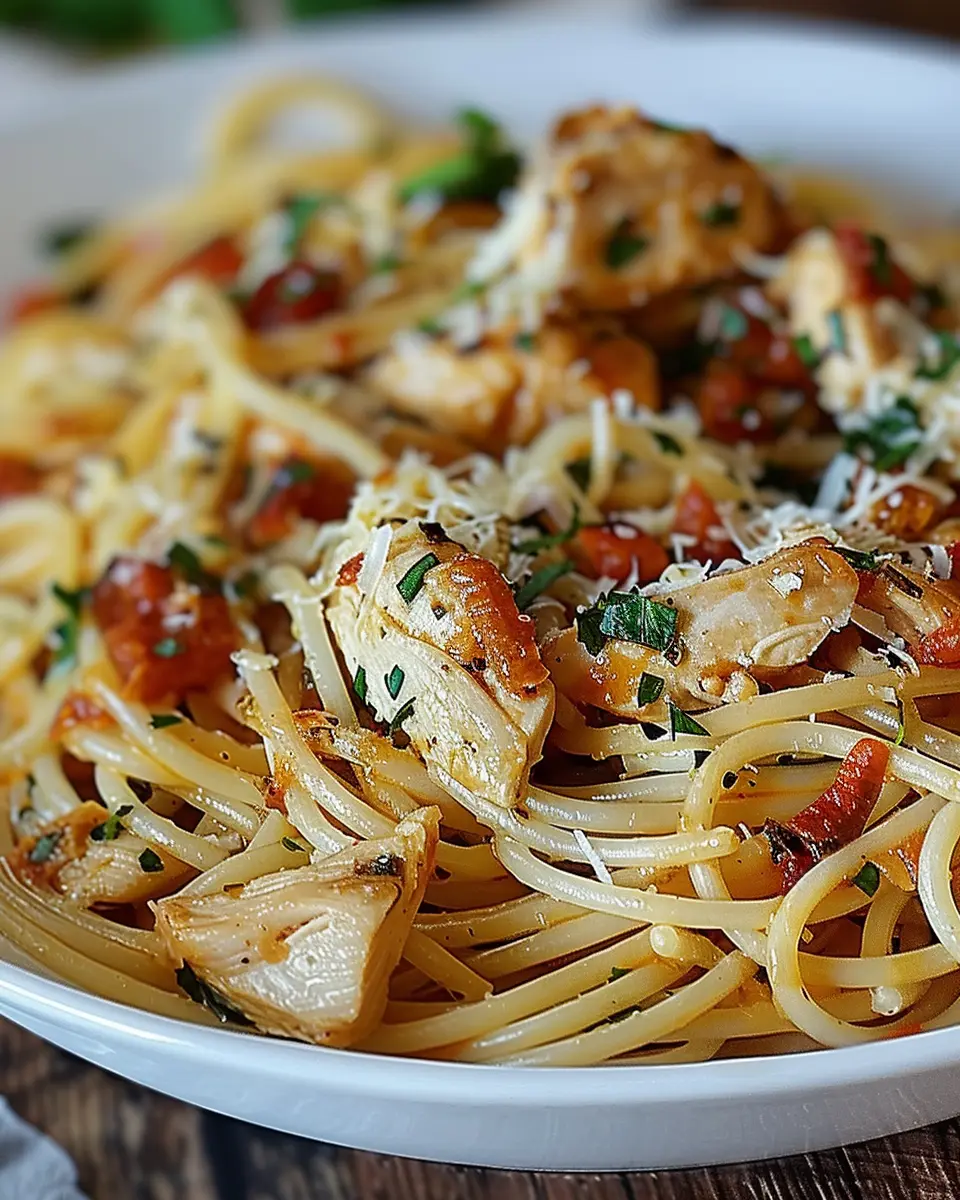 Monterey Chicken Spaghetti: A Juicy Twist with Turkey Bacon