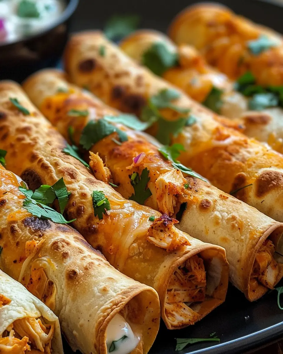 Crispy Chicken Taquitos: Easy Homemade Happiness in Every Bite