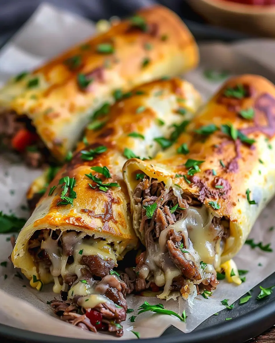 Keto Philly Cheesesteak Rolls: Indulgent Turkey Bacon Delight