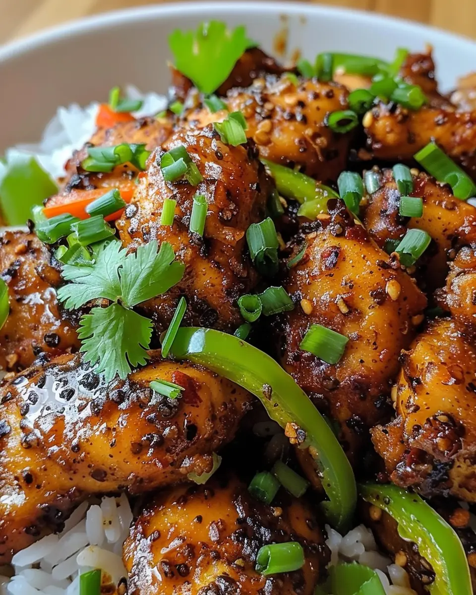 Black Pepper Chicken: Easy Recipe for Flavorful Homemade Delight