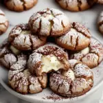 Tiramisu Crinkle Cookies