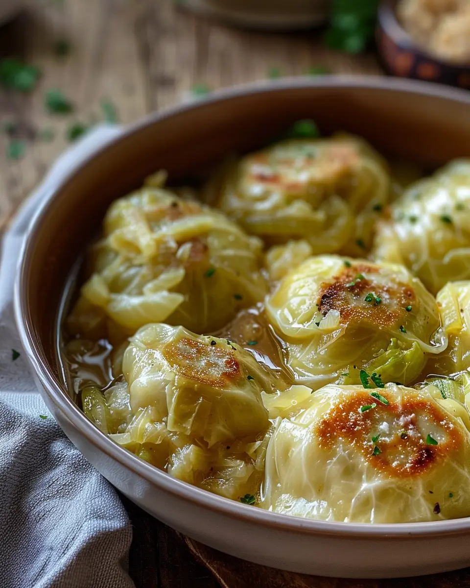 German Cabbage and Dumplings