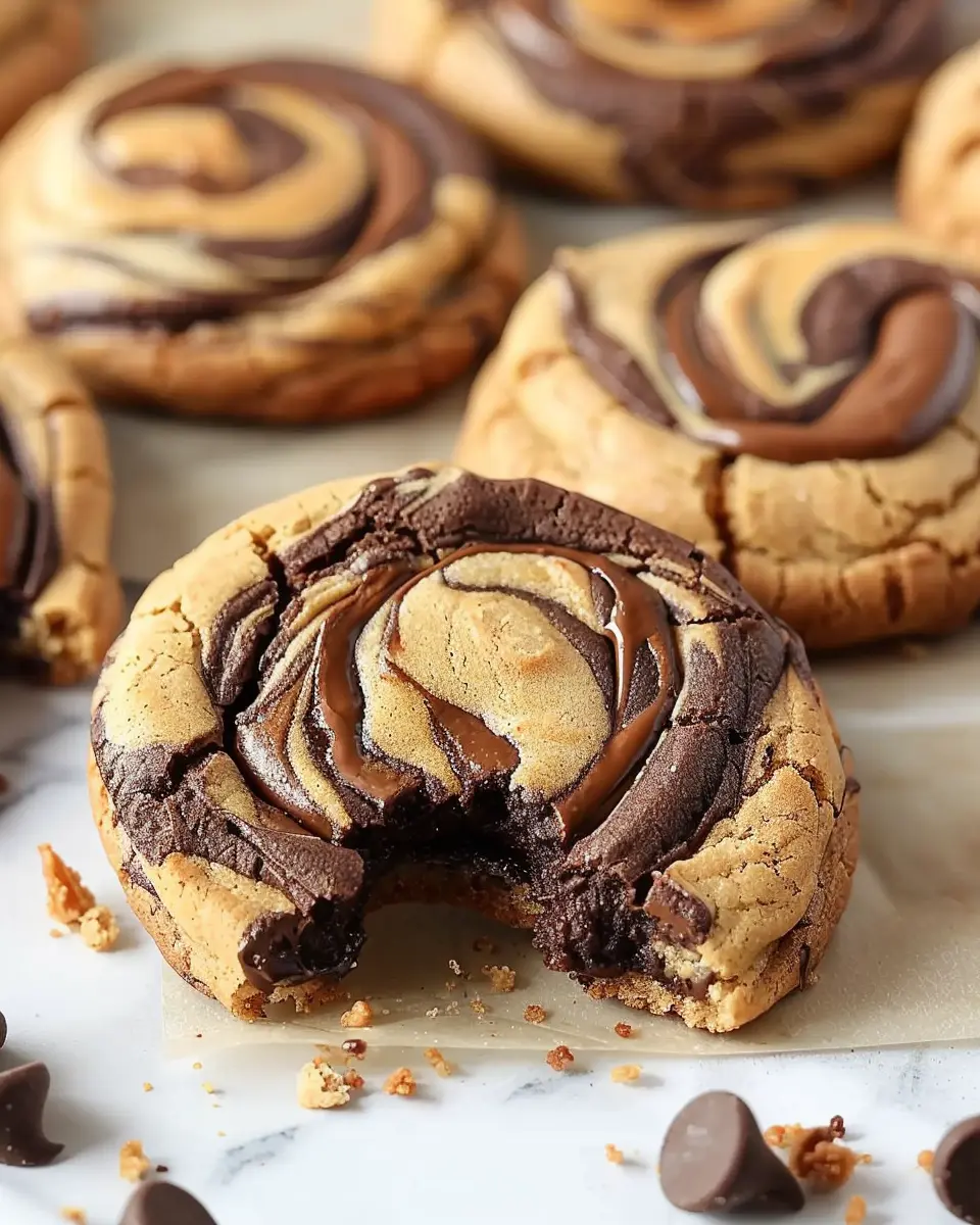 Peanut Butter Brownie Swirl Cookies: The Best Indulgent Treat