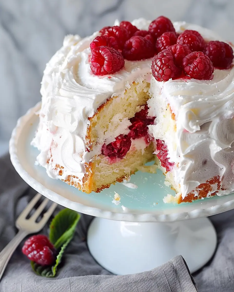 Raspberry Angel Food Cake: A Light and Fluffy Delight for All
