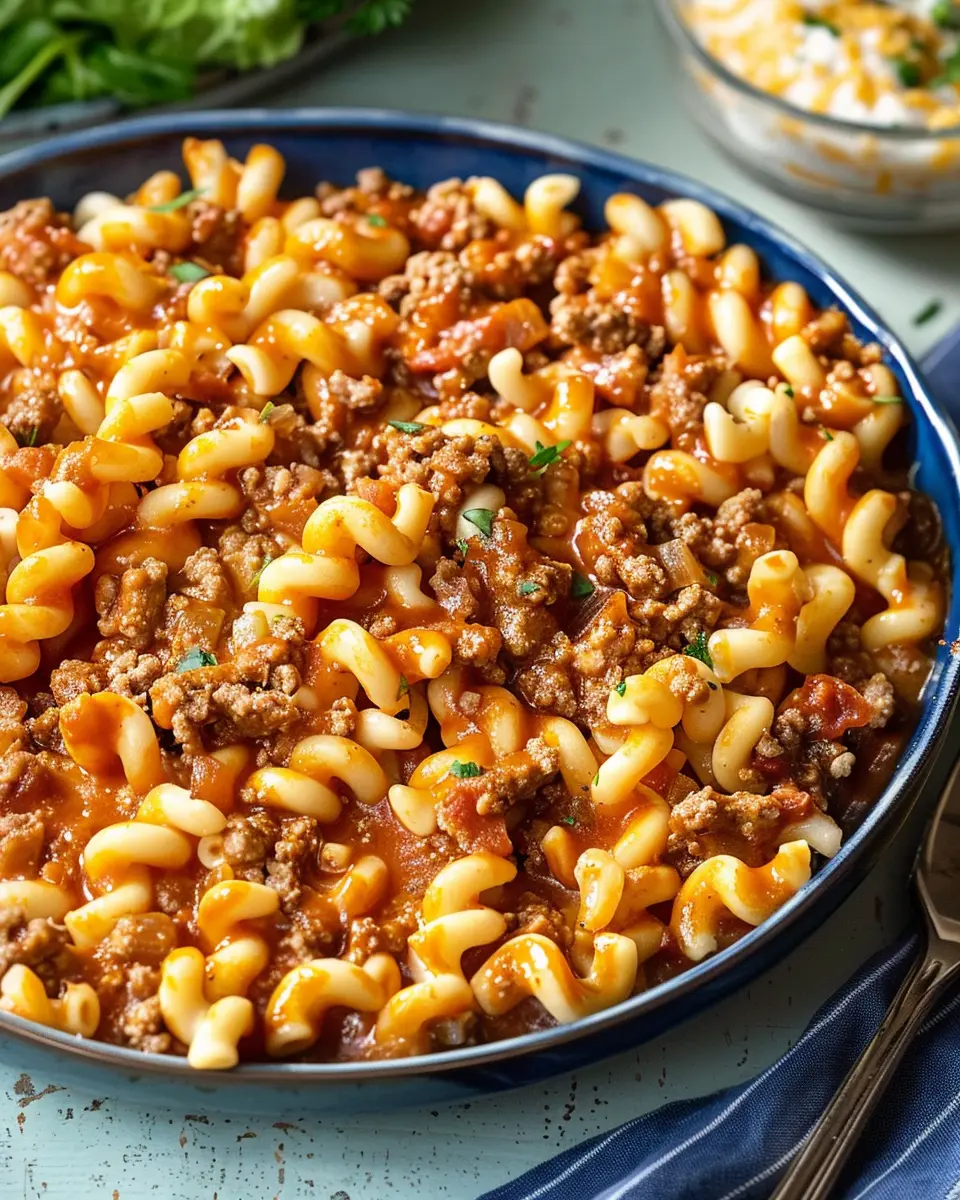 Homemade Hamburger Helper: A Juicy Twist with Turkey Bacon
