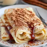Cinnamon Roll Protein Crepes