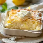 Lemon Cream Cheese Dump Cake